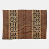 Linge De Cuisine Tissu Brown Tribal Riche (Horizontal)