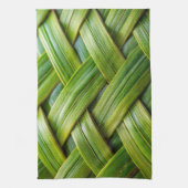Linge De Cuisine Tissu de bambou vert frais (Vertical)