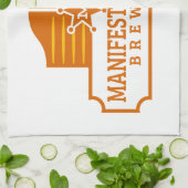 Linge De Cuisine Tissu de barre de logo (Plié)