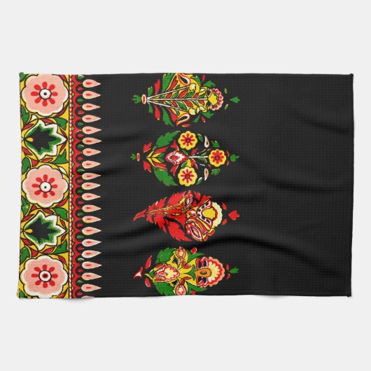 Linge De Cuisine Tissu de coton indien (Horizontal)