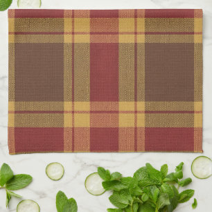 Linge De Cuisine Tissu de cuisine en fausse toile à carreaux d'auto