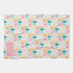 Linge De Cuisine Tissu de cuisine motif pastel à roue dentée avec i