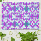 Linge De Cuisine Tissu géométrique multicolore (Plié)