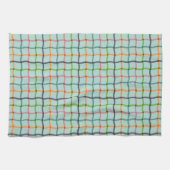 Linge De Cuisine Tissu sarcelle coloré (Horizontal)