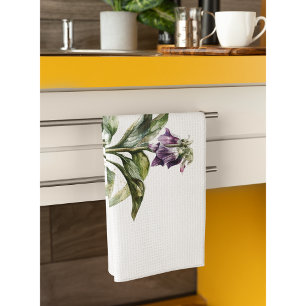Linge De Cuisine Tissu sérénité aux couleurs de la consoude à l'aqu