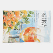 Linge De Cuisine Tissus à thé Aperol Spritz Amalfi Italie (Horizontal)