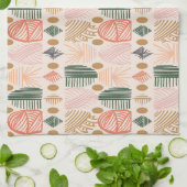 Linge De Cuisine Tissus de moisissure tribaux des Caraïbes : Boho v (Plié)