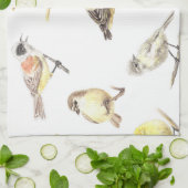 Linge De Cuisine Tit birds motif (Plié)