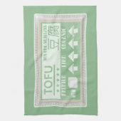 Linge De Cuisine Tofu Pop art emballage alimentaire (Vertical)