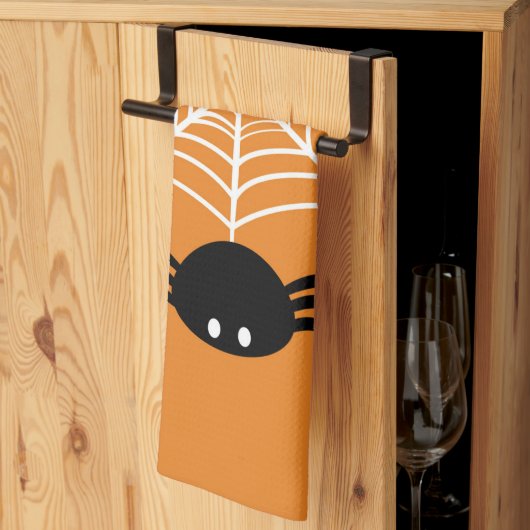 Linge De Cuisine Toile d'araignée Halloween (Pliage en tiers)