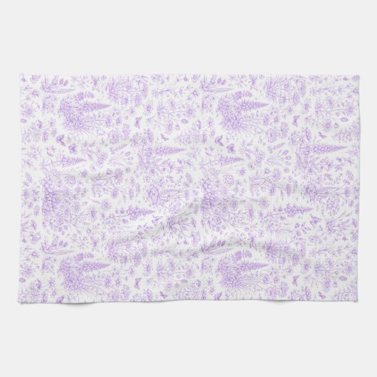 Linge De Cuisine Toile de lavande (Horizontal)