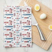 Linge De Cuisine Toile de thé londonienne (Quart Plié)