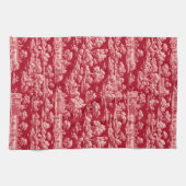 Linge De Cuisine Toile rouge-de-Jouy (Horizontal)