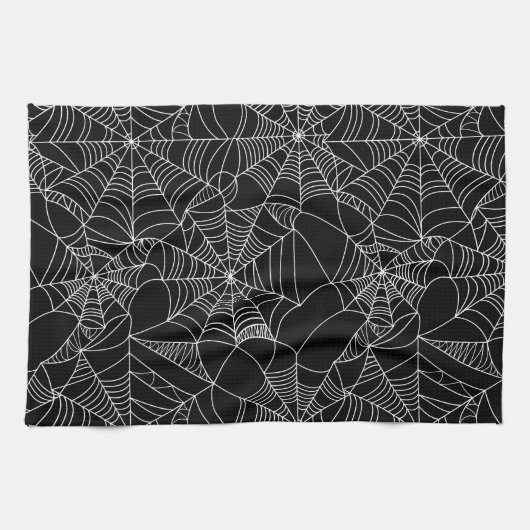 Linge De Cuisine Toiles d'araignée déplaisantes (Horizontal)