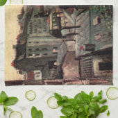 Linge De Cuisine Toits et sacs de maisons par Vincent van Gogh (Plié)