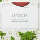 Linge De Cuisine tomate, fernandes élégants (Plié)