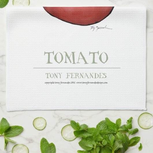 Linge De Cuisine tomate, fernandes élégants (Plié)