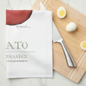 Linge De Cuisine tomate, fernandes élégants (Quart Plié)