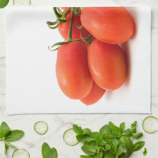 Linge De Cuisine Tomate rom (Plié)