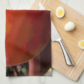 Linge De Cuisine Tomate Rouge (Quart Plié)