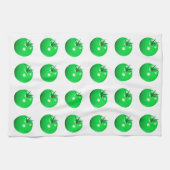 Linge De Cuisine Tomates poêlées tomates vertes joli jardin d'été (Horizontal)