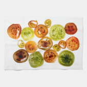 Linge De Cuisine Tomates sur l'arrière - plan blanc (Horizontal)