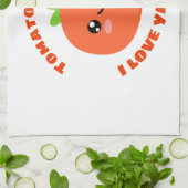 Linge De Cuisine Tomato Tomato Je t'aime Tomate (Plié)
