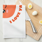 Linge De Cuisine Tomato Tomato Je t'aime Tomate (Quart Plié)