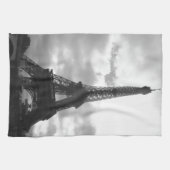 Linge De Cuisine Ton noir de Tour Eiffel (Horizontal)