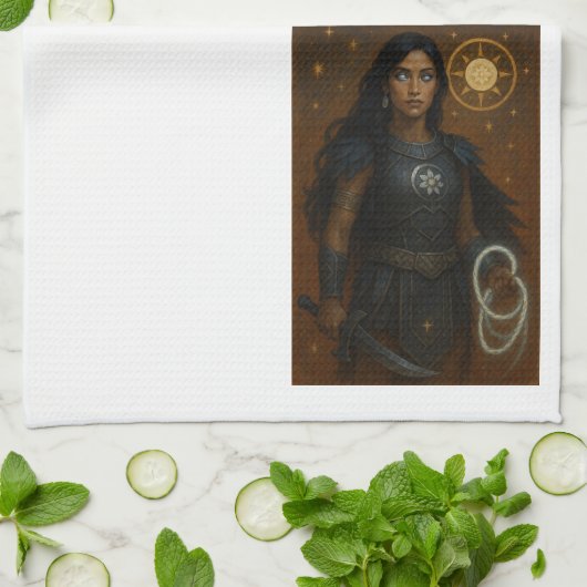 Linge De Cuisine Tonantzin & Aztec Goddess Art (Plié)