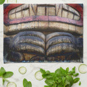 Linge De Cuisine Tonnerre à visage totem (Plié)