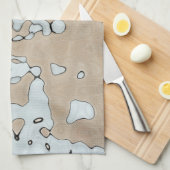 Linge De Cuisine Tons de terre coupés (Quart Plié)