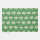 Linge De Cuisine Tons verts du Plante aérien (Horizontal)