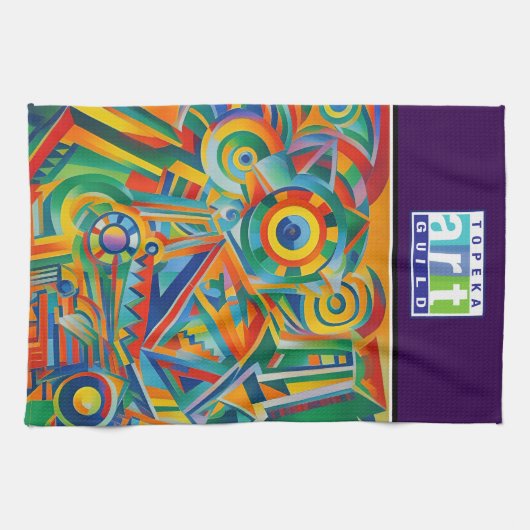 Linge De Cuisine Topeka Art Guild Abstrait (Horizontal)