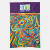 Linge De Cuisine Topeka Art Guild Abstrait (Vertical)