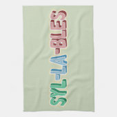 Linge De Cuisine Topographie des syllabes (Vertical)