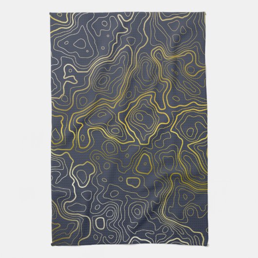 Linge De Cuisine Topographie or (Vertical)