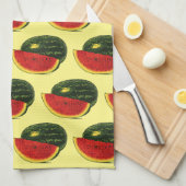 Linge de cuisine torchon fruits pastèque (Quart Plié)