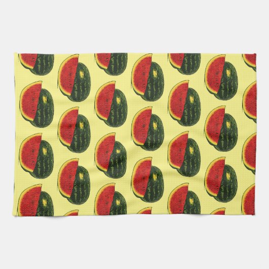 Linge de cuisine torchon fruits pastèque (Horizontal)