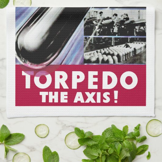 Linge De Cuisine Torpillez l'axe (Plié)