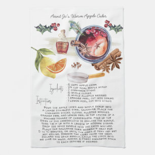 Linge De Cuisine Torrchon de cuisine à recette Héritage Cidre de