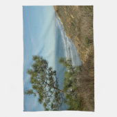 Linge De Cuisine Torrey Pine and California Coastline Landscape (Vertical)