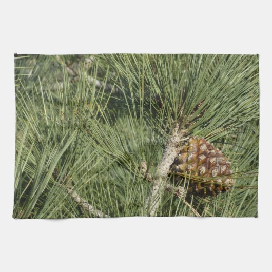 Linge De Cuisine Torrey Pine Closeup California Botanical (Horizontal)