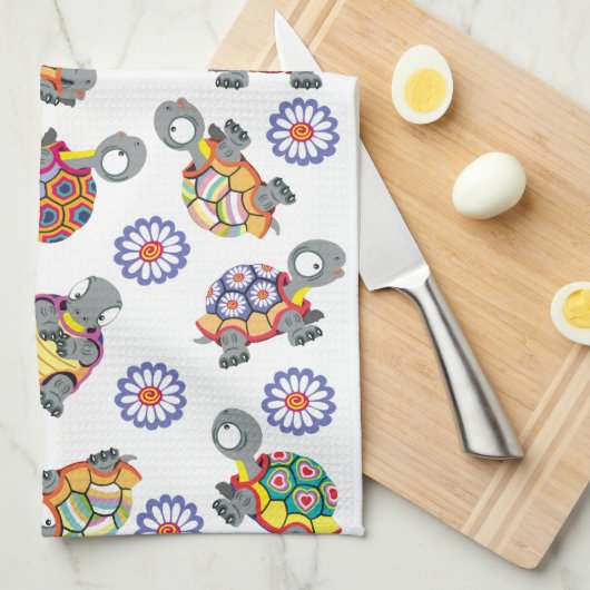 Linge De Cuisine tortue (Quart Plié)