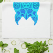 Linge De Cuisine Tortue bleue (Plié)