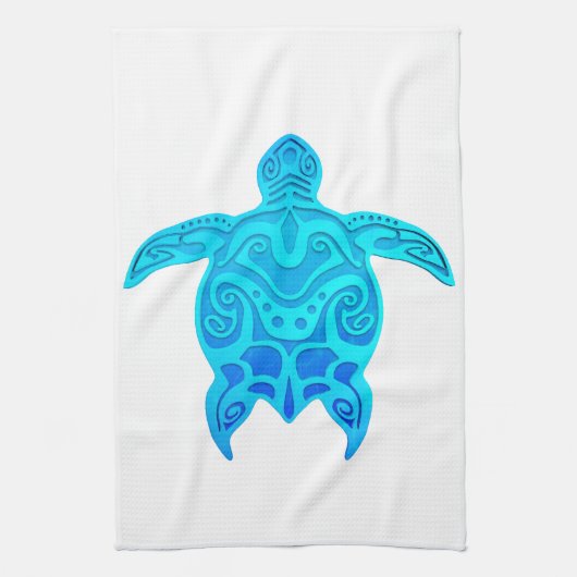 Linge De Cuisine Tortue bleue (Vertical)
