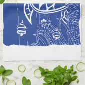 Linge De Cuisine Tortue Bleue d'Hawaï (Plié)