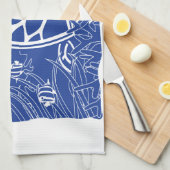 Linge De Cuisine Tortue Bleue d'Hawaï (Quart Plié)
