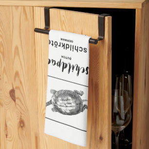 Linge De Cuisine Tortue dans différentes langues