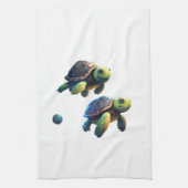 Linge De Cuisine tortue dans l'espace (Vertical)